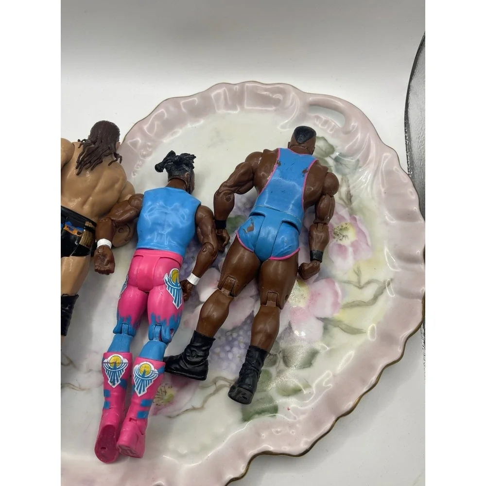 WWE The New Day Mixed Lot of 3 Wrestling Action Figures‎